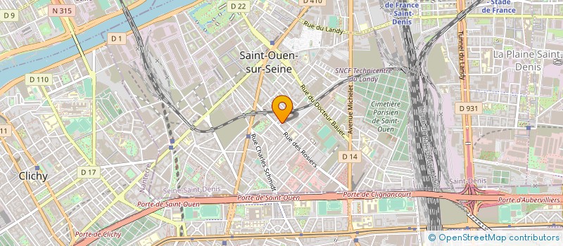 localisation de l'entreprise BELIMO à SAINT-OUEN-SUR-SEINE