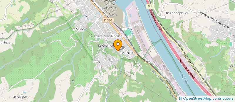 localisation de l'entreprise BELIN  LOIRE-SUR-RHONE