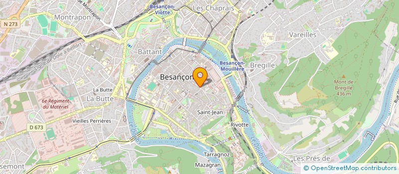 localisation de l'entreprise BELIN à BESANCON