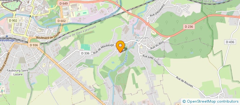 localisation de l'entreprise BELIN CONSTRUCTION  ROUSIES