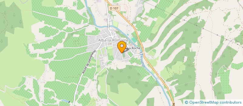 localisation de l'entreprise BELIN IMMO  ALBA-LA-ROMAINE