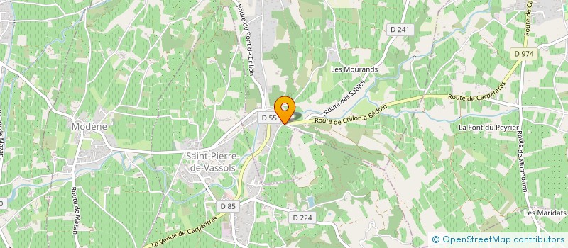 localisation de l'entreprise BELIN-MASCLAUX  MALAUCENE