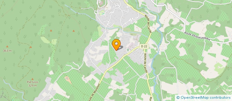 localisation de l'entreprise BELIN VAR RENOVATION à COTIGNAC