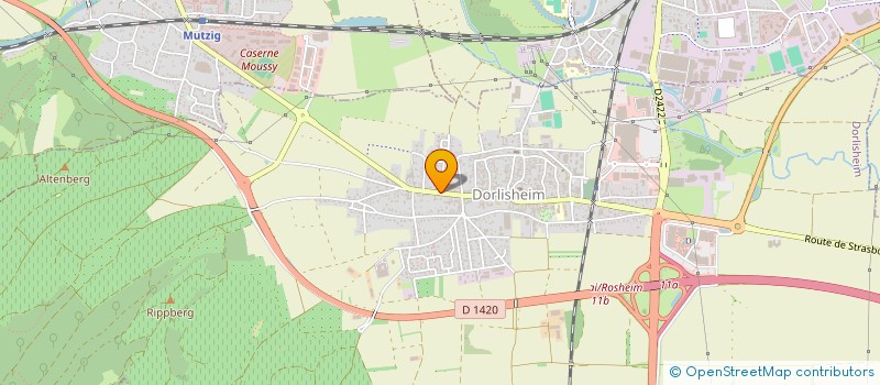 localisation de l'entreprise BELINA  DORLISHEIM