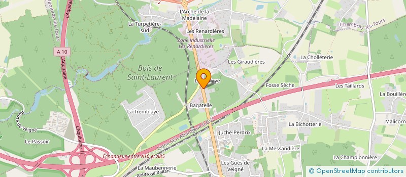 localisation de l'entreprise BELINDA à VEIGNE