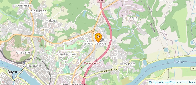 localisation de l'entreprise BELINDA BROTHIER HOLDING à BAYONNE