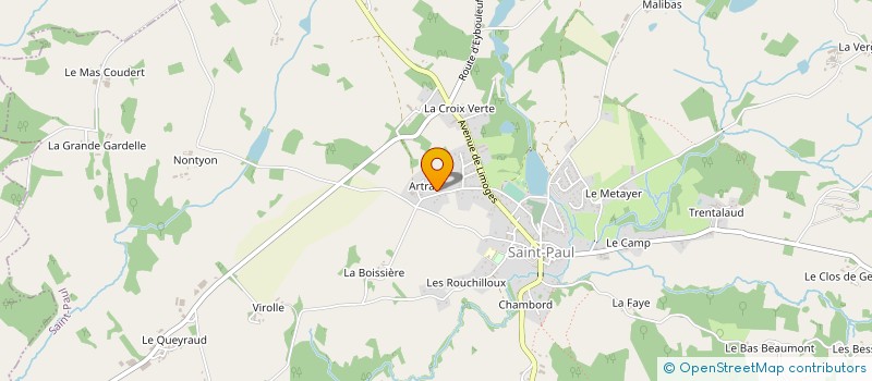 localisation de l'entreprise BELINE  SAINT-PAUL