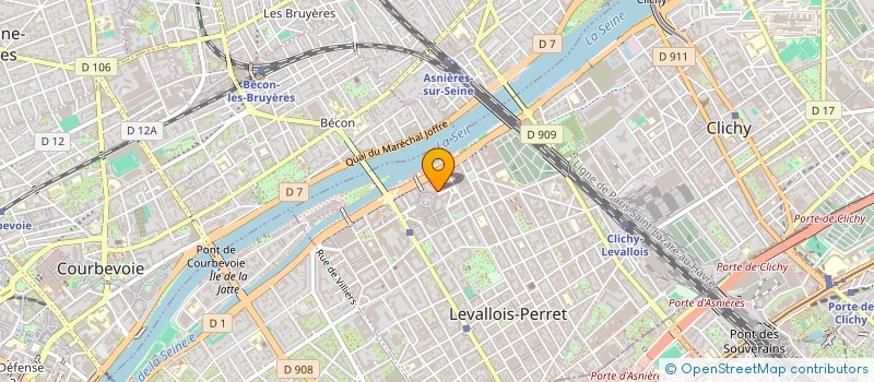 localisation de l'entreprise BELINOW CONSULTING à LEVALLOIS-PERRET