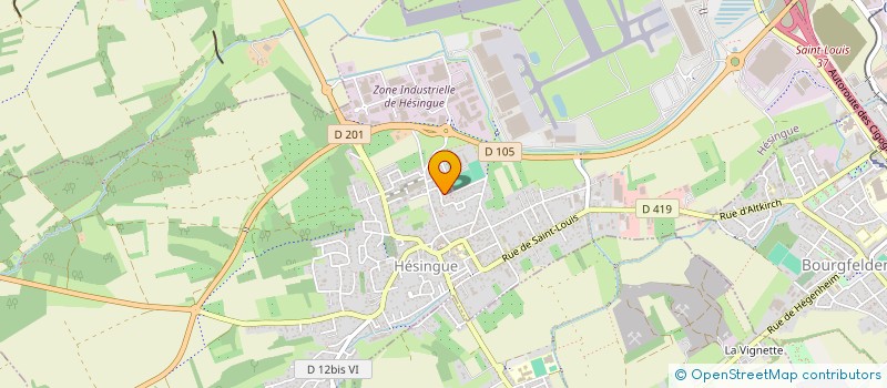 localisation de l'entreprise BELINTER  ATTENSCHWILLER