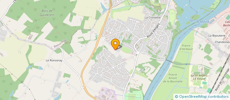 localisation de l'entreprise BELINVEST  BOUCHEMAINE