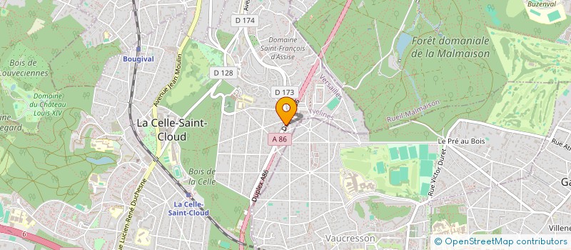 localisation de l'entreprise BELION  LA CELLE-SAINT-CLOUD