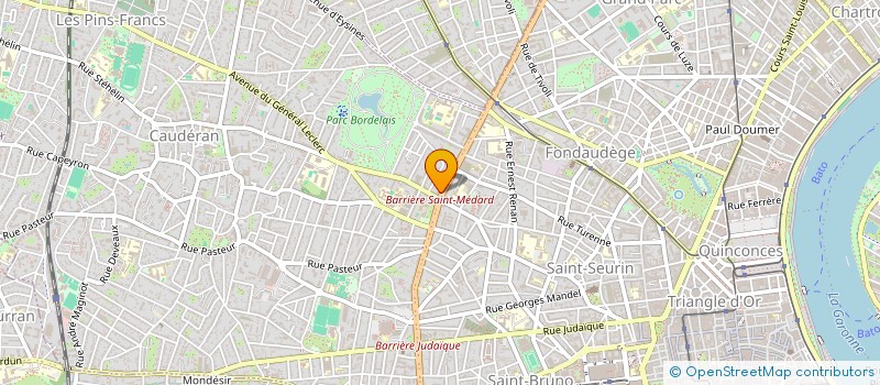 localisation de l'entreprise BELIS  BORDEAUX