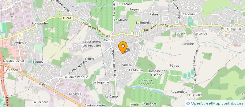 localisation de l'entreprise BELIS  ARTIGUES-PRES-BORDEAUX