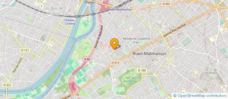 localisation de l'entreprise BELIS IMMO à RUEIL-MALMAISON