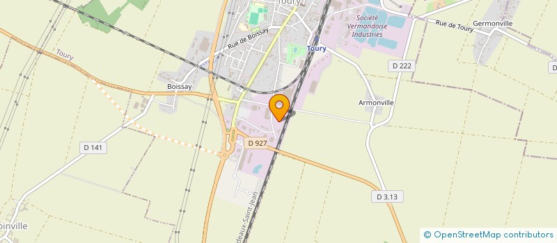 localisation de l'entreprise BELISA à TOURY
