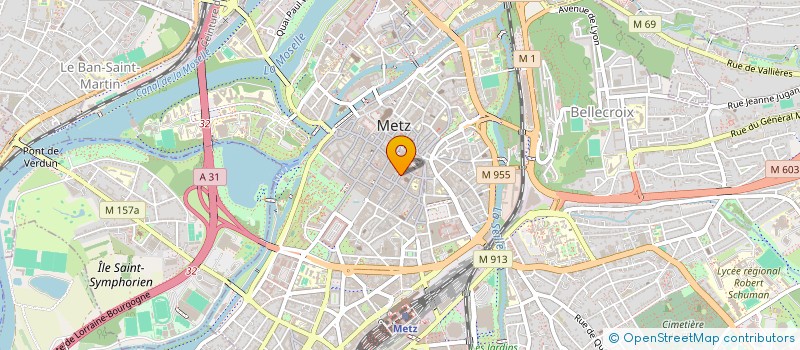 localisation de l'entreprise BELISA CAFE  METZ