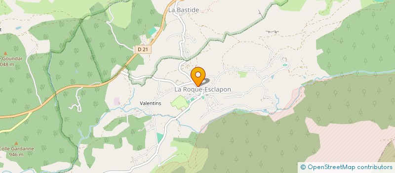 localisation de l'entreprise BELISAIRE FRERES à LA ROQUE-ESCLAPON