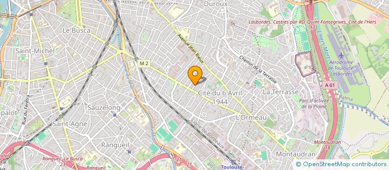 localisation de l'entreprise BELISAMA à TOULOUSE