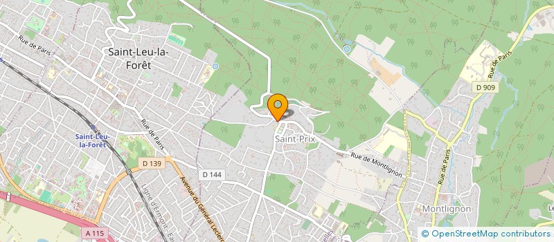localisation de l'entreprise BELISS IMMO à SAINT-PRIX