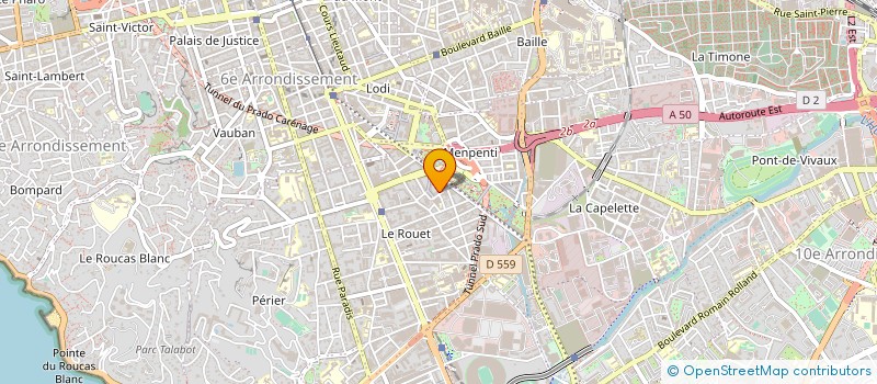 localisation de l'entreprise BELISSA à MARSEILLE