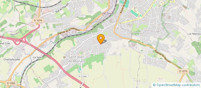 localisation de l'entreprise BELISSMA  SAINT-JEAN-DE-MOIRANS