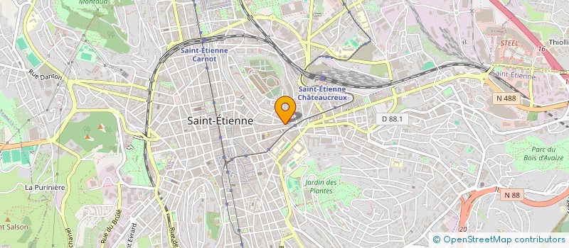 localisation de l'entreprise BELITA  SAINT-ETIENNE