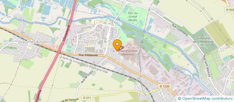 localisation de l'entreprise BELIVE  AMIENS