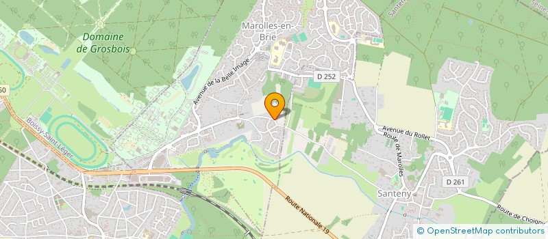 localisation de l'entreprise BELIZA SCI  MAROLLES EN BRIE