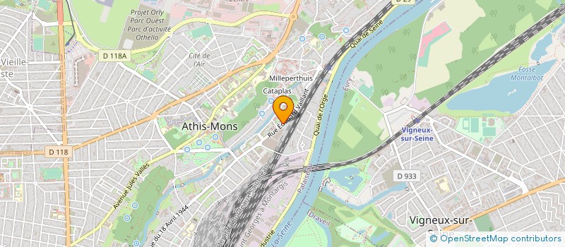 localisation de l'entreprise BELIZA SCI à ATHIS-MONS