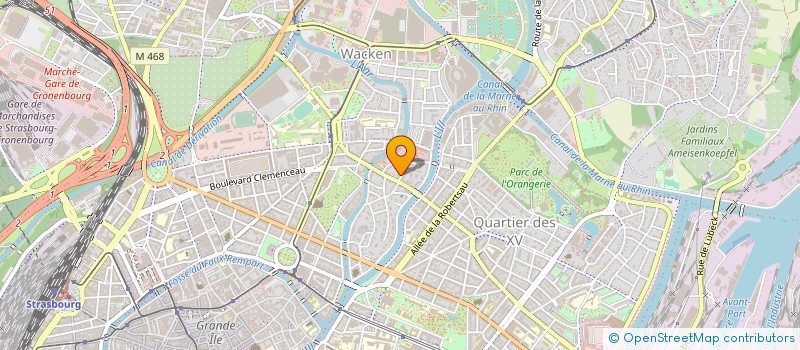 localisation de l'entreprise BELIZAIN à STRASBOURG