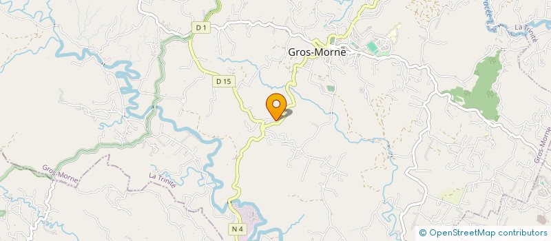 localisation de l'entreprise BELIZE  GROS-MORNE