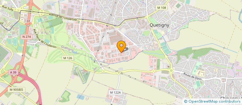 localisation de l'entreprise BELJAM  QUETIGNY