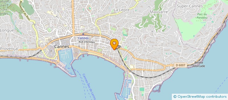 localisation de l'entreprise BELKA à CANNES