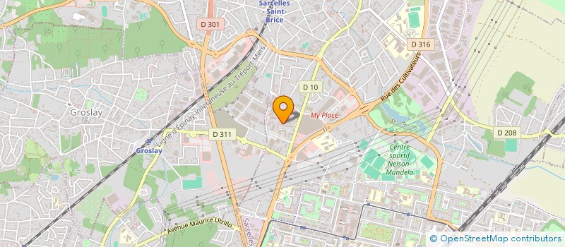 localisation de l'entreprise BELKA IMMOBILIER à SARCELLES