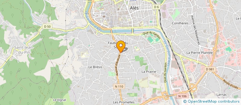 localisation de l'entreprise BELKACEMI ET FILS  ALES