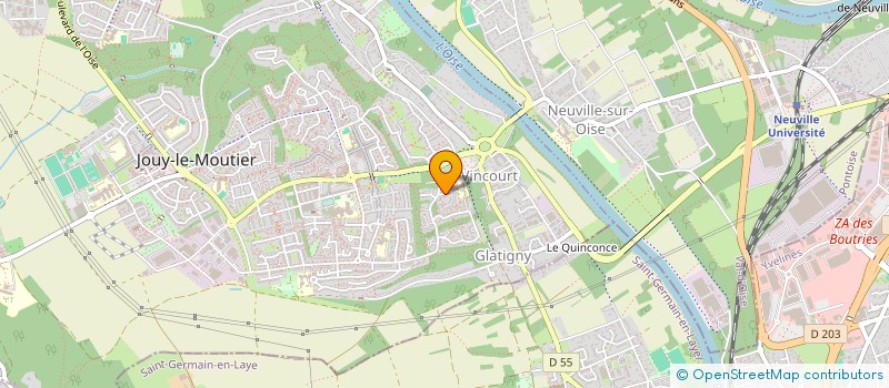 localisation de l'entreprise BELKACOM  JOUY-LE-MOUTIER