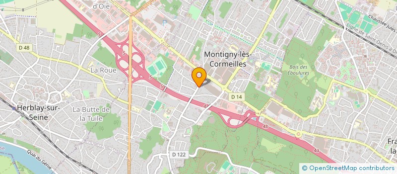 localisation de l'entreprise BELKADI IMMO  MONTIGNY-LES-CORMEILLES