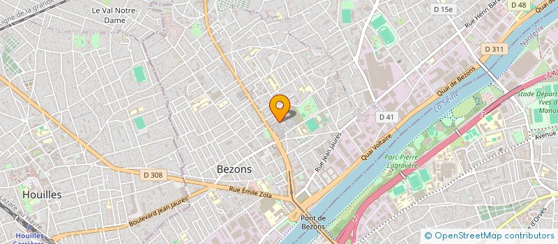 localisation de l'entreprise BELKADI SECURITY CONSULTING  BEZONS