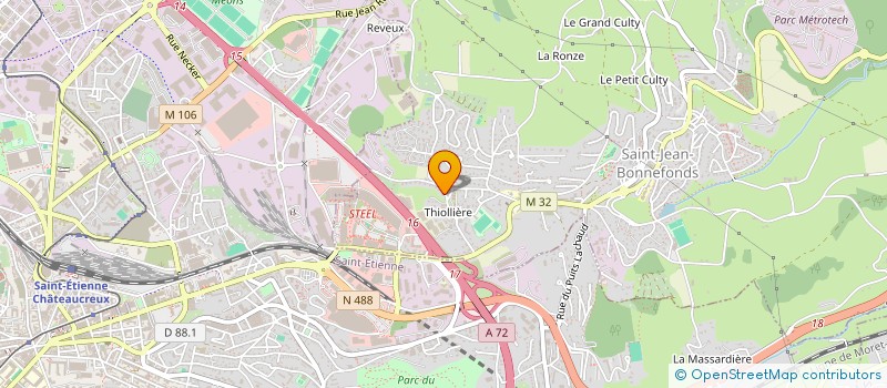 localisation de l'entreprise BELKAL IMPORT EXPORT  SAINT-JEAN-BONNEFONDS