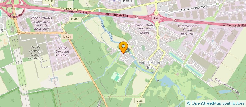 localisation de l'entreprise BELKAZ  FERRIERES-EN-BRIE