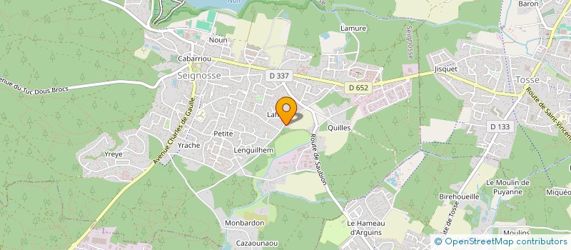 localisation de l'entreprise BELKHANA  SEIGNOSSE