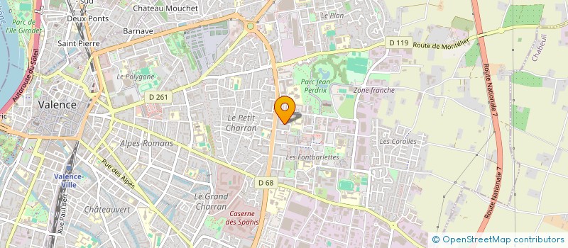 localisation de l'entreprise BELKHODJA  VALENCE