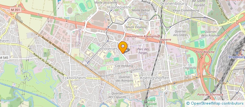 localisation de l'entreprise BELKOUR à STRASBOURG