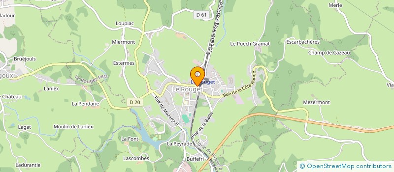 localisation de l'entreprise BELL 2 MIERS à LE ROUGET-PERS