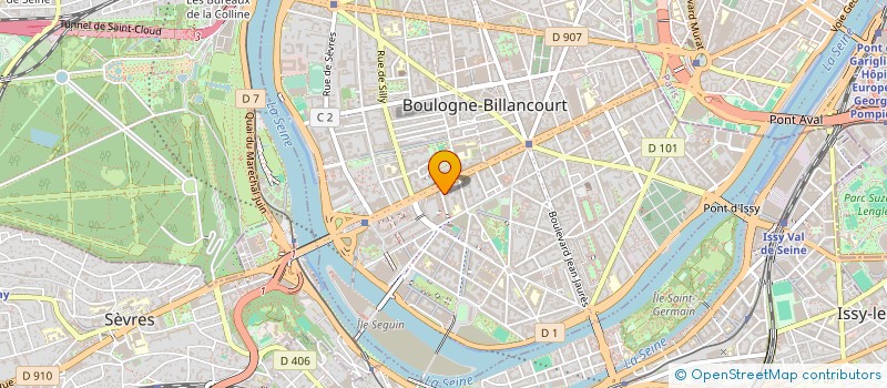 localisation de l'entreprise BELL à BOULOGNE-BILLANCOURT