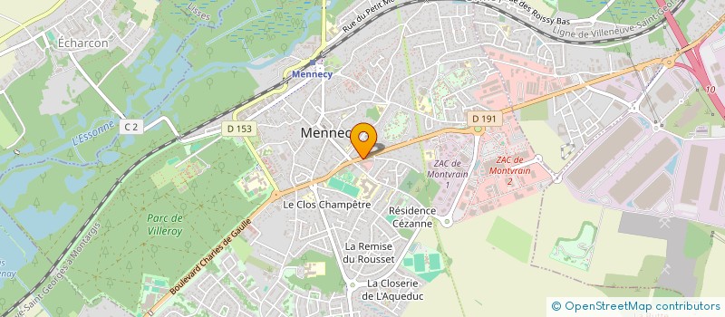 localisation de l'entreprise BELL'A BEAUTE à MENNECY
