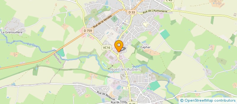 localisation de l'entreprise BELL AFLO  MAUGES-SUR-LOIRE