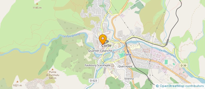 localisation de l'entreprise BELL'ARTE à CORTE