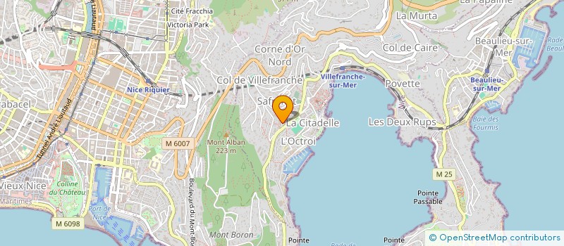 localisation de l'entreprise BELL'AZUR à VILLEFRANCHE-SUR-MER
