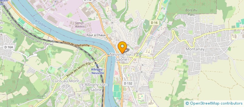 localisation de l'entreprise BELL DAN  NEUVILLE-SUR-SAONE